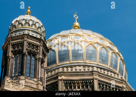 Berlin, Deutschland - 11. Mai 2017: die Neue Synagoge ("neue Synagoge") in Berlin, Deutschland Stockfoto