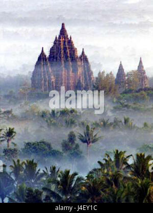 Hindu-Tempel in Java Indonesien Stockfoto