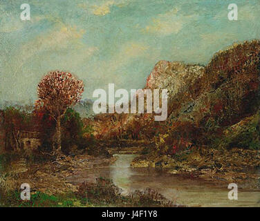 Blakelock Ralph-Albert-Fluss in einer Landschaft Stockfoto