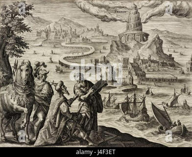 Magdalena van de Pasee Leuchtturm von Alexandria 1614 Stockfoto