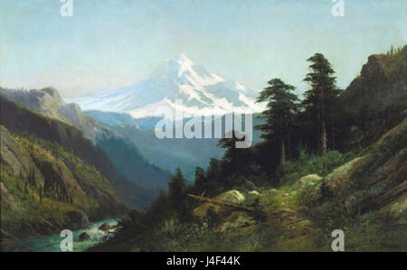 Friedrich Ferdinand Schafer Mount Hood der Dalles-Oregon Stockfoto