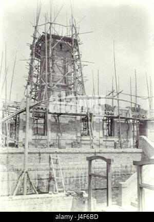 Ilocos Norte Cape Bojeador Leuchtturm Bau 1893 Stockfoto