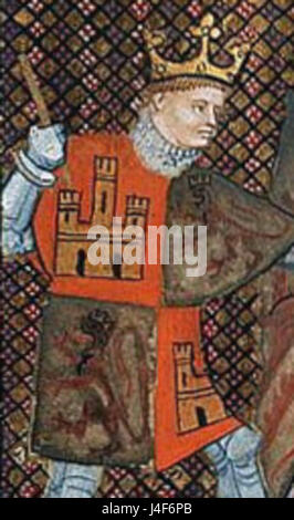 Alfonso XI König von Leon und Kastilien 02 Stockfoto