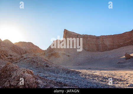 Amphitheater-Bildung auf das Mondtal - Atacama-Wüste, Chile Stockfoto