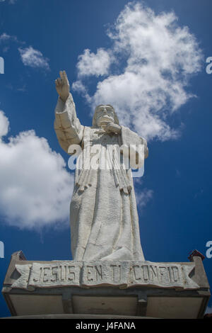 Christus-Statue San Juan del Sur Nicaragua Stockfoto