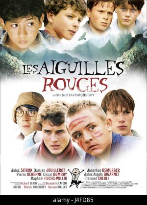 Les Aiguilles Rouges rote Nadeln Jahr: 2006 Frankreich Regie: Jean-François Davy Jules Sitruk, Pierre Derenne, Cesar Domboy, Raphael Fuchs-Willig Jonathan Demurger, Jules-Angelo Bigarnet, Damien Jouillerot, Clement Chebli Filmplakat (Fr).  Es ist verboten, das Foto aus dem Kontext der Promotion des Films zu reproduzieren. Es muss die Filmgesellschaft und/oder der Fotograf von zugewiesen oder von autorisierten / erlaubt am Set von der Filmgesellschaft gutgeschrieben werden. Nur für redaktionelle Nutzung. Photo12 gewährt keine Persönlichkeitsrechte der Personen vertreten. Stockfoto