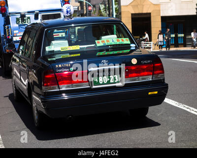 Tokio-taxi Stockfoto