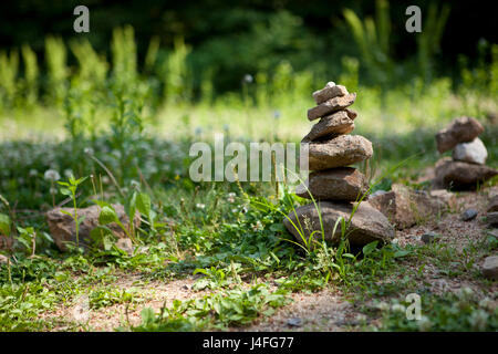 Innerhalb und außerhalb der Tempel in Kimpo, Südkorea Stockfoto