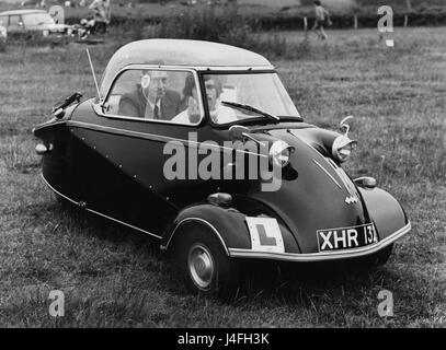 Messerschmitt KR200 1960 mit Lernenden Platten Stockfoto