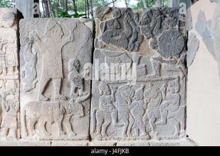 Karatepe-Aslantaş Freilichtmuseum (Türkisch: Karatepe-Aslantaş Açık Hava Müzesi) ist ein Freilichtmuseum in der Provinz Osmaniye, Türkei. Stockfoto