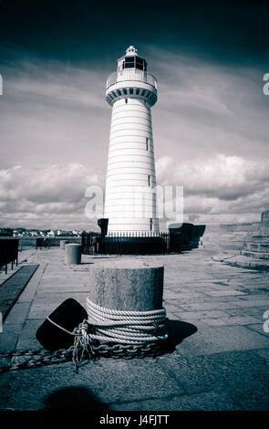 Donaghadee Leuchtturm Stockfoto