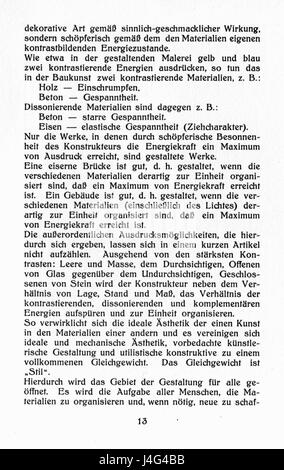 Eine Seite aus Stijl, Band 06, Ausgabe 01, mit einem Design mit geometrischen Formen und einer modernistischen Ästhetik, die die Prinzipien der de Stijl-Bewegung widerspiegelt. Stockfoto