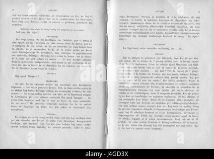 *Svjentohhovski Aspazio paghoj 008 kaj 009* scheint sich auf ein historisches oder kulturelles Dokument zu beziehen, möglicherweise in einer fremden Sprache. Zur Klärung des Themas und der historischen Bedeutung wäre ein weiterer Kontext erforderlich. Stockfoto