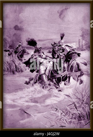 SMRT Krale Ludvika u mohace Stockfoto