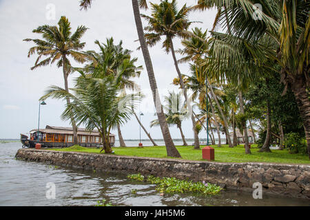 Alleppey auch Alappuzha in Kerala, Indien ist ein wunderschöne Backwater Reiseziel für den Tourismus, Stockfoto