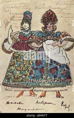 Märchen von Zaren Saltan (Korowin) 01 Stockfoto