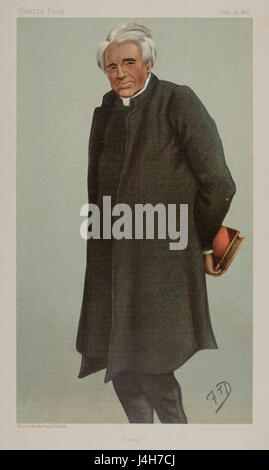 Ein artikel oder eine Illustration von Samuel Hole, veröffentlicht am 18. Juli 1895 in der Zeitschrift Vanity Fair. Bekannt für seine satirischen und witzigen Kommentare, war Vanity Fair während dieser Zeit eine prominente Plattform für sozialen und politischen Humor. Stockfoto