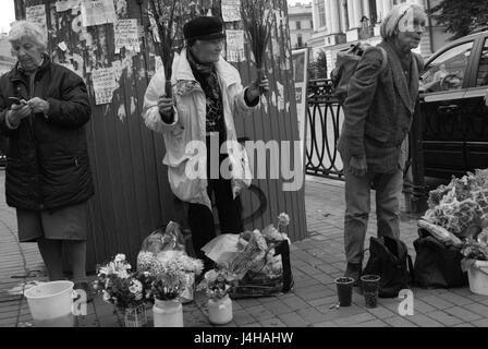 Verkäufern, St. Petersburg Stockfoto