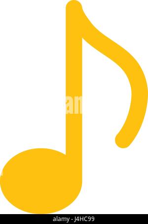 Achtelnote Musiknote Stock Vektor