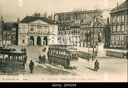 Suzaine 18 Limousine Hotel de Ville et Place Turenne (Gros Plan) Stockfoto