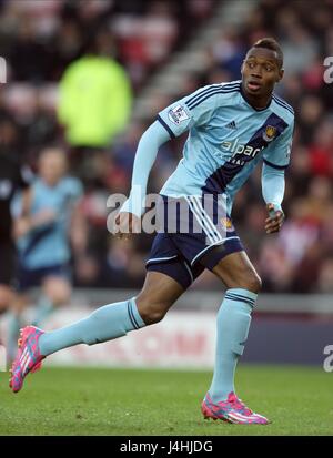 DIAFRA SAKHO WEST HAM UNITED FC WEST HAM UNITED FC Stadion von leichten SUNDERLAND ENGLAND 13. Dezember 2014 Stockfoto