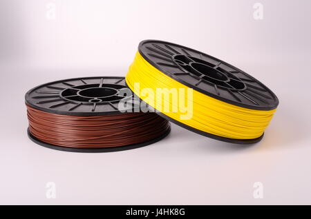 Filament für 3d-Drucker Stockfoto