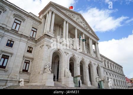 Portugal: Portugiesische Parlament "Assembleia da República" in Lissabon. Foto vom 22. März 2017. | weltweite Nutzung Stockfoto