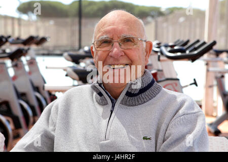 Andrés Gimeno Tolaguera, spanischer Tennisspieler. Stockfoto