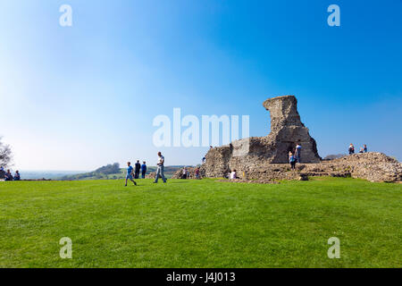 Ruinen von Hadleigh Castle, Essex, UK Stockfoto