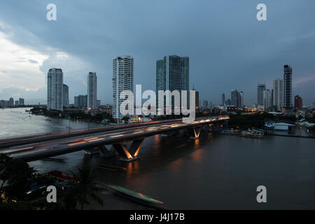 Bangkok entnommen Shang ri la Hotel Oktober 2016 Stockfoto