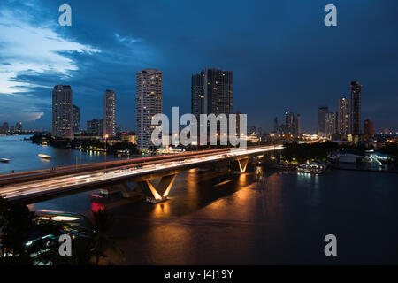 Bangkok entnommen Shang ri la Hotel Oktober 2016 Stockfoto