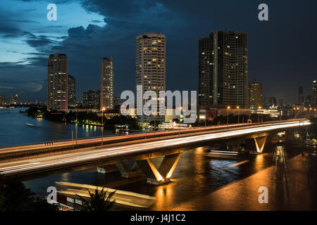 Bangkok entnommen Shang ri la Hotel Oktober 2016 Stockfoto