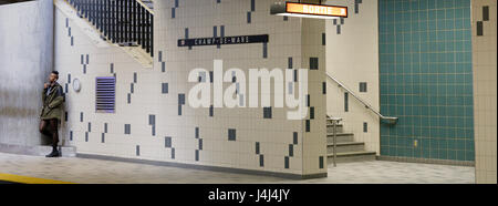 Champ-de-Mars-u-Bahnstation Interieur, Montreal, Quebec, Kanada Stockfoto