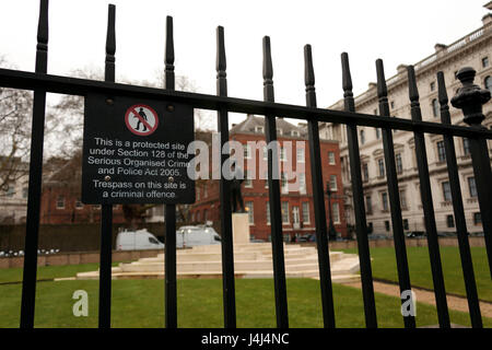 10 Downing Street in London, Vereinigtes Königreich. Stockfoto