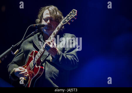 John Bell, führt Sänger weit verbreitete Panik auf 2017 Beale Street Music Festival in Tom Lee Park in Memphis, Tennessee am 5. Mai 2017. Stockfoto