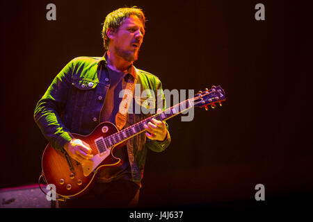 Sturgill Simpson führt auf 2017 Beale Street Music Festival in Tom Lee Park in Memphis, Tennessee am 7. Mai 2017. Stockfoto