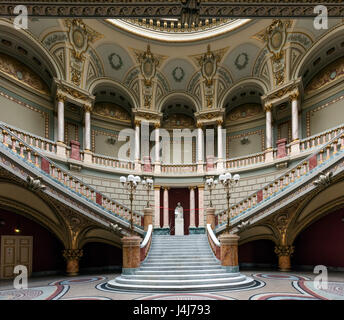 Stock Foto - Interieur der rumänischen Athenaeum (Ateneul Român) Concert Hall in Bukarest, Rumänien Stockfoto