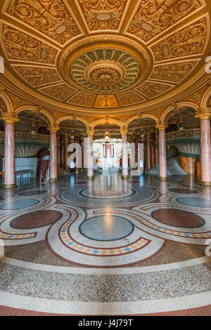 Stock Foto - Interieur der rumänischen Athenaeum (Ateneul Român) Concert Hall in Bukarest, Rumänien Stockfoto
