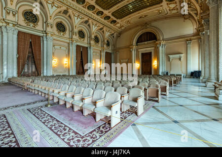 Stock Foto - Innere des Palastes des Parlaments in Bukarest, der Hauptstadt von Rumänien Stockfoto