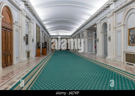 Stock Foto - Innere des Palastes des Parlaments in Bukarest, der Hauptstadt von Rumänien Stockfoto