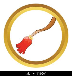Hexen Besen Vektor icon Stock Vektor