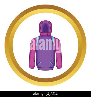 Snowboarder Jacke Vektor icon Stock Vektor