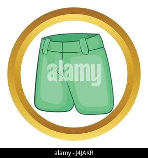 Klassische Herren-Shorts Vektor-Symbol Stock Vektor