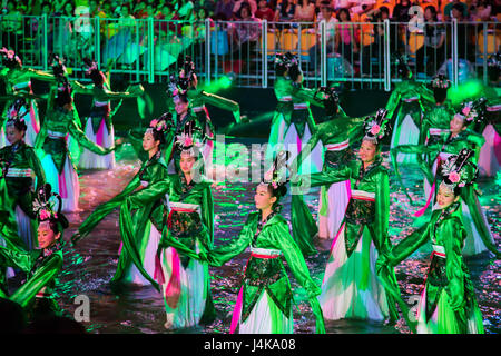 Chingay Festival 2012 in Singapur Stockfoto