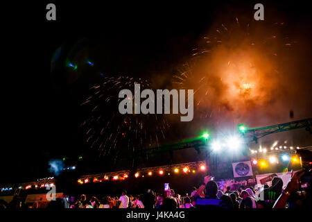 Chingay Festival 2012 in Singapur Stockfoto