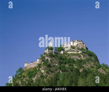 Österreich, Carinthia, Burg hohen Witz Osteuropa, Sankt Georgen, Ort von Interesse, Struktur, Architektur, Architektur, Ritterburg, baut im Jahre 1570 - 1586, Kalk Felsen, Felsen Stockfoto