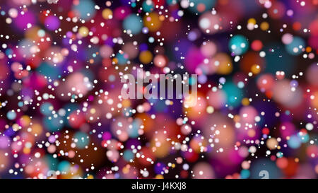 Schöne bunte Bokeh unscharf Hintergrund mit defokussierten Lichter Stockfoto