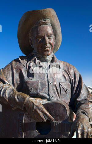 Rex Allen Statue, Willcox, Arizona Stockfoto