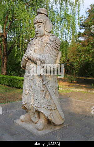 Kaiserlichen Gräber der Ming- und Qing-Dynastien, in der Nähe von Peking, China Stockfoto