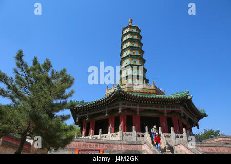 Xumi Fushou-Tempel (1780), Chengde, China Stockfoto